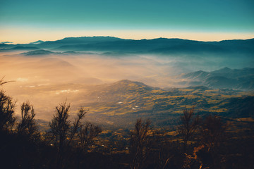 Naklejka premium Valle de Turrialba
