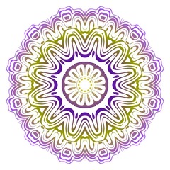 Oriental mandala. Vintage decorative elements. Vector illustration. It is super brilliant vector illustration