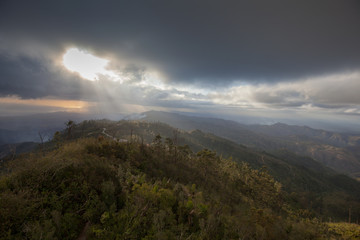 Panorama über Gran Piedra Cuba