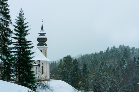 Berchtesgaden Maria Gern im Schnee