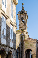 Fototapeta na wymiar Church in Santiago de Compostela