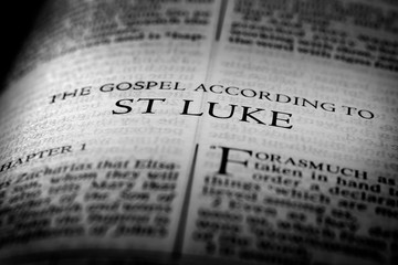 Bible New Testament Christian Gospel St Luke Saint