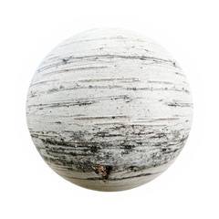 Birch bark sphere