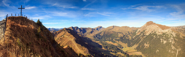 Die Allgäuer Alpen im Herbst