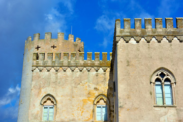 the historic castle of Donnafugata, Ragusa, Sicily, Italy 