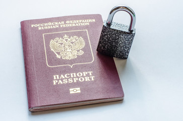 The canceled passport of a citizen of the Russian Federation. The passport is not valid