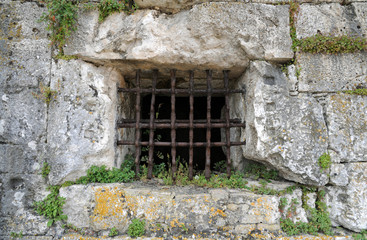 Fototapeta premium Ancienne prison de la vieille forteresse de la ville de Corfou