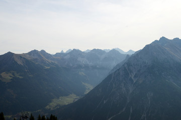 Allgäuer Alpen - Blick vom Walmendinger Horn 