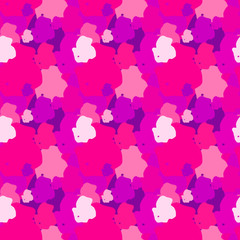 Seamless background pattern with various colored spots.