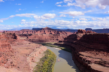 Red Rock Formations Near Canyonlands National Park, Utah.