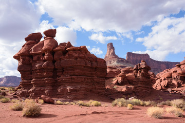 Red Rock Formations Near Canyonlands National Park, Utah.