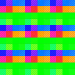 Seamless pattern background from a variety of multicolored squares.
