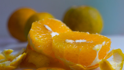 closeup of orange