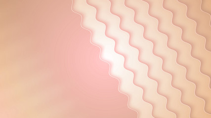 Background with a variety of multicolored waves in a paper style.