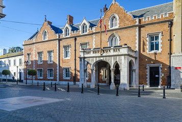 Main Street entrance to the Governor's House, The Convent, in Gibraltar