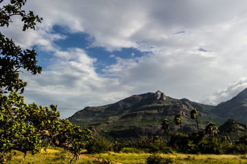 landscape in the mountains