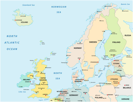 Northern Europe Map Images – Browse 9,803 Stock Photos, Vectors, and Video