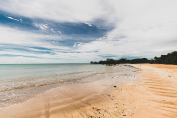 Beach in Brazil, Atlantic Ocean, Praia Formosa,  Santa Cruz,  Aracruz, Espírito Santo