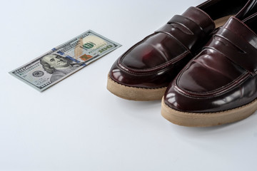dollars and shoes, shoes prices, hundred dollars, loafers.