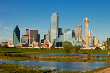 Downtown Dallas Texas during the day