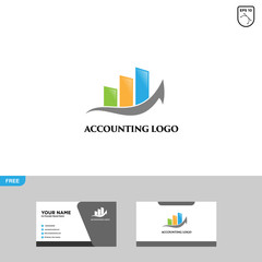 Accounting Logo Template and Business Card