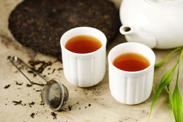  Chinese tea. Pu erh Puerh Tea Cake.