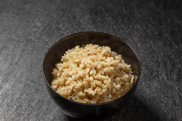 玄米ご飯　Brown rice Japanese food