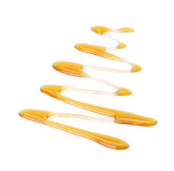 Honey drops seamless isolated on white background, bee products by organic natural ingredients concept