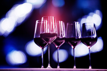 red wine and enjoying. Party with friend. , enjoy party. drink don't drive concept, celebration party