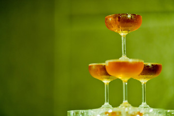 pour champagne, wineglass, celebration, dinner, wine glass