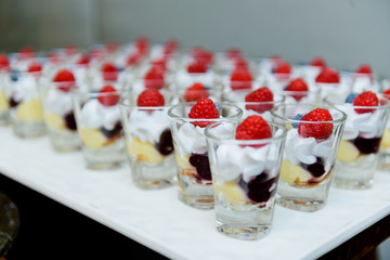catering food, dessert and sweet, mini canapes, snacks and appetizers, food for the event, sweetmeat