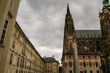 Ansichten von der Prager Burg in der Hauptstadt Prag in Tschechien