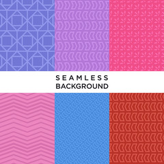 Geometric seamless pattern background collections, use for any purpose