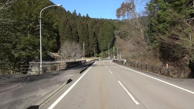 ドライブ映像　郡上市美並町　白山内ヶ谷線　県道315号