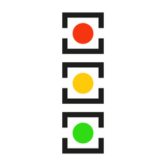 Traffic light interface icons - 241366122