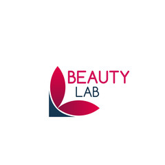 Beauty lab vector icon