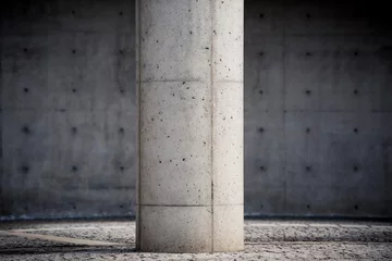 Fotobehang コンクリートの柱 © garage38