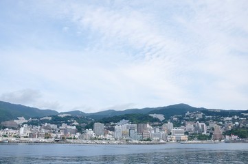 Fototapeta premium リゾート地の熱海