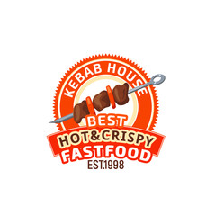 Kebab fast food cafe sign