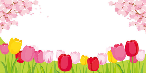 桜 背景イラスト Wall Mural Wallpaper Murals Wallsheaven Perori