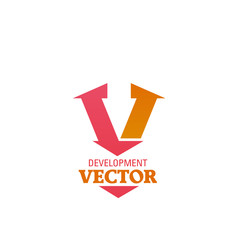 Vector development creative sign