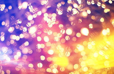 The Colorful bokeh blurred abstract pattern background.