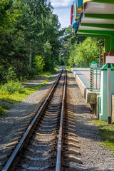 Old train rails