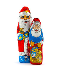 Chocolate Santa Claus or Nikolaus figure