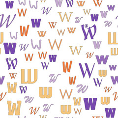 www internet, network technology. Education, school concept. Seamless vector EPS 10 pattern. Flat style