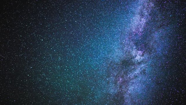 Meteor Shower Timelapse, Night Sky Time Lapse, Milky Way Stars