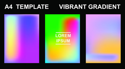 Fototapeta premium Vector EPS 10 illustration Gradient Background Texture. Template for design, banner, flyer, business card, poster, wallpaper, brochure, smartphone screen, mobile app.