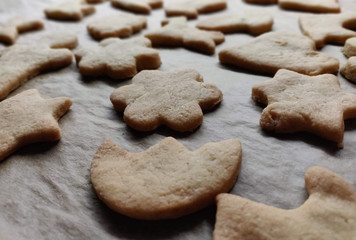 homemade cookies closeup