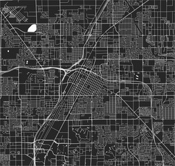 map of the city of Las Vegas, Nevada, USA © tish11