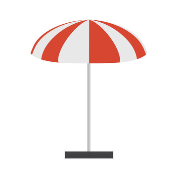 Umbrella for outdoor event vector. Umbrella beach market tent